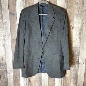 Vintage Christian Dior Monsieur Leather Suede Sport Coat